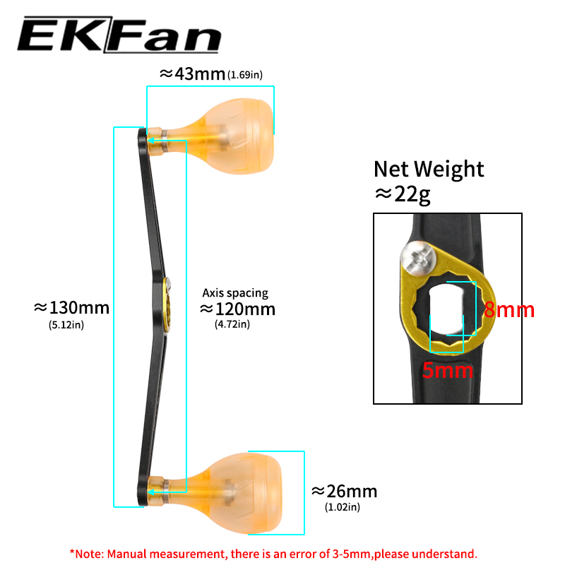 EKFan 130MM Ultralight Alloy H - огляд і ціна Fishing Boat Steering Wheel