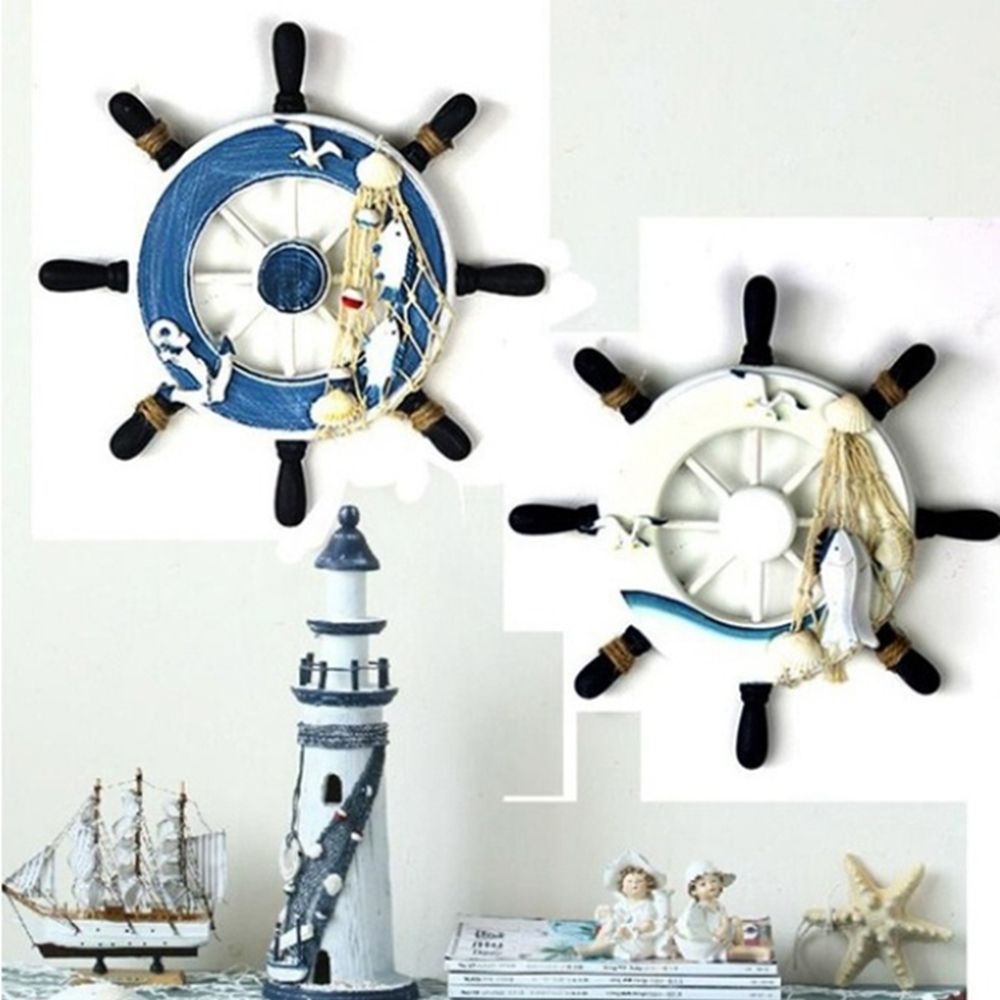 Mediterranean Style Decoration - огляд і ціна Fishing Boat Steering Wheel