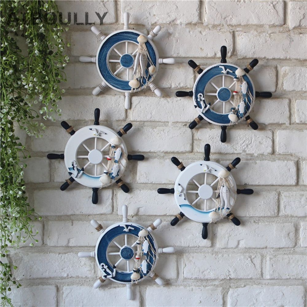 Mediterranean Style Decoration - огляд і ціна Fishing Boat Steering Wheel